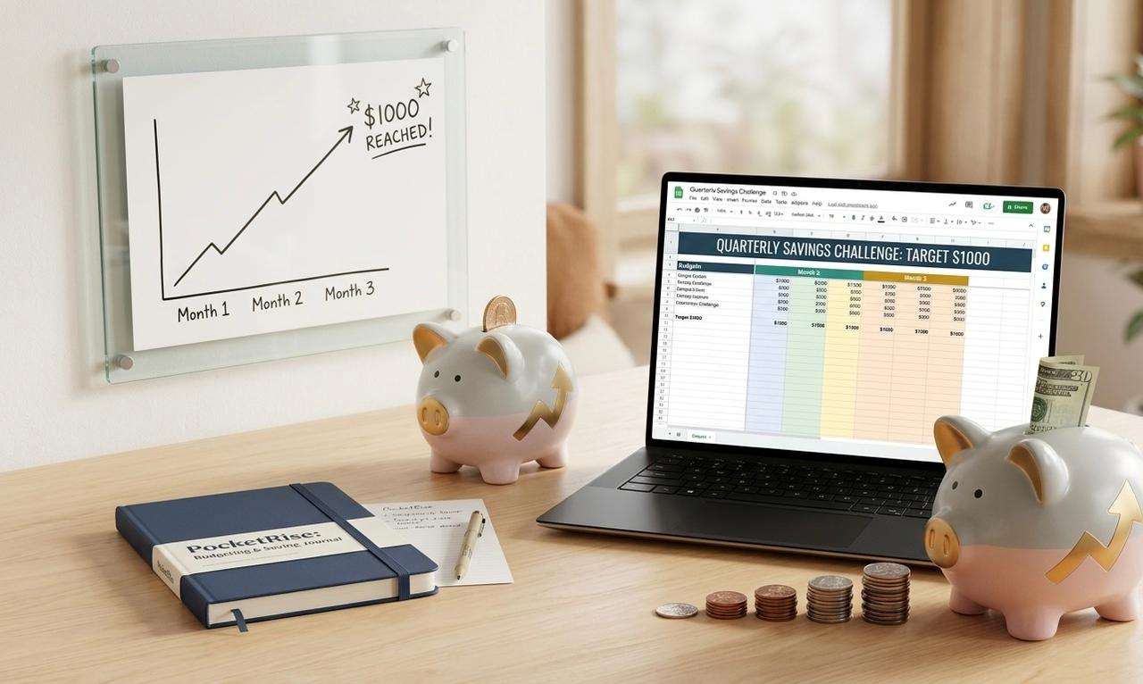 How to Save $1000 in 3 Months on a Low Income            Published on POCKETRISE | May 16, 2026 Let’s be honest — saving money when you’re living paycheck to paycheck feels almost impossible. You look at your bank account after paying bills and groceries, and there’s barely anything left. So when someone says, “Just save $1000 in three months!” it can feel like a cruel joke.But here’s the truth: saving $1000 in 90 days on a low income is possible — and thousands of people are doing it right now. You don’t need a six-figure salary or a budgeting degree. You just need a clear plan, a little discipline, and the right strategies working in your favor. Think about it this way. $1000 in 3 months breaks down to roughly $334 per month,  or about $11 per day. That reframe alone makes it feel a lot more achievable, doesn’t it? Let’s walk through exactly how to make it happen — starting today.